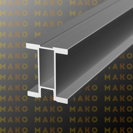 Профиль вертикальный симметричный MS170 Серебро (A00)